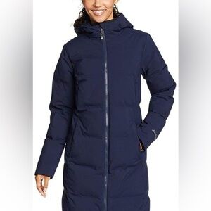 Eddie Bauer - Women's Glacier Peak Seamless Stretch Down Duffle Coat